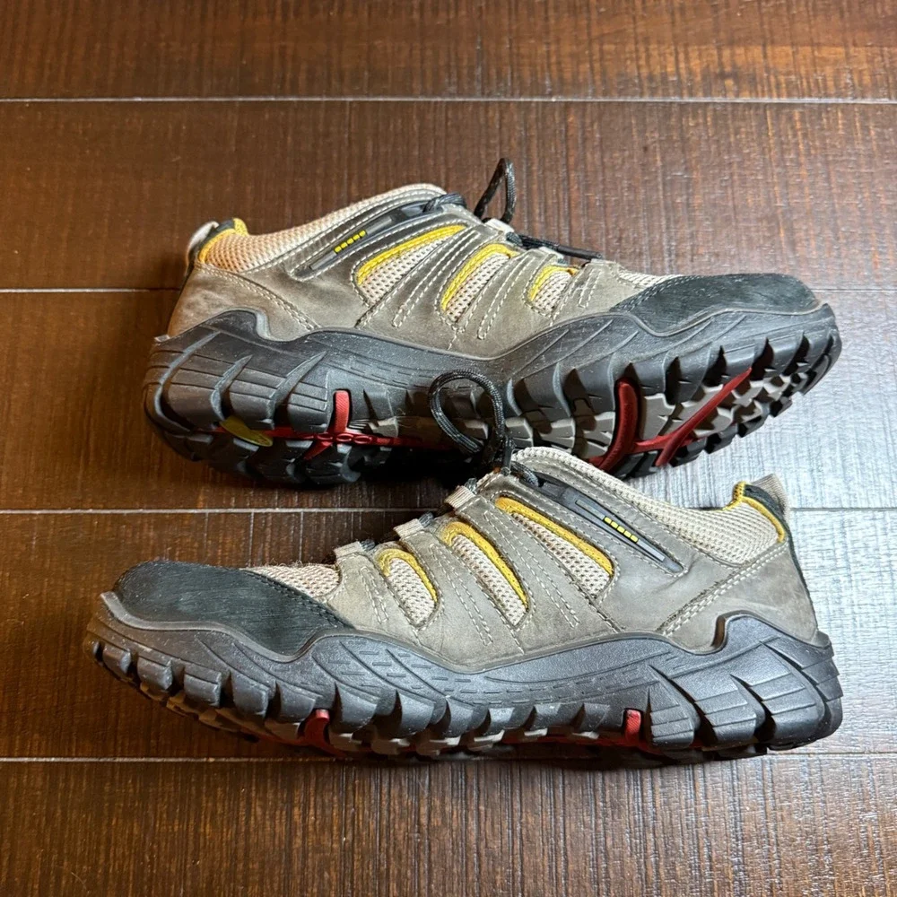 ECCO Hiking Shoes Mens 43 Brown Gore-Tex Waterproof Receptor Trail Sneakers